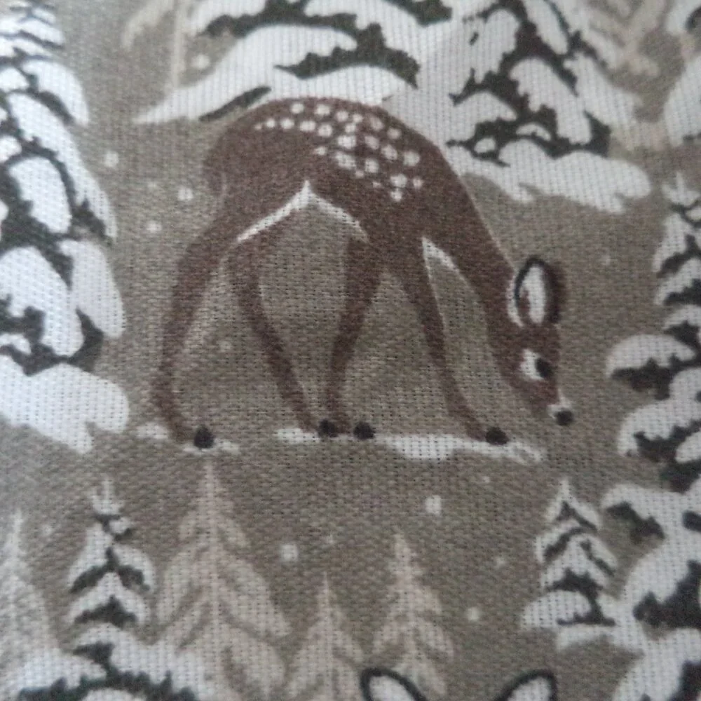 Ashley Cooper Winter Deer Tree 4 piece Micro Fiber King sheet set NEW NWT
